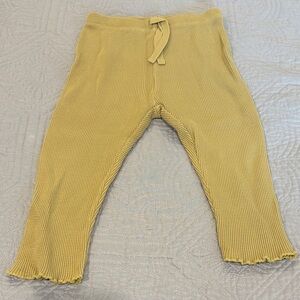 Zara | Cozy Mustard Toddler Bottoms | 12-18months